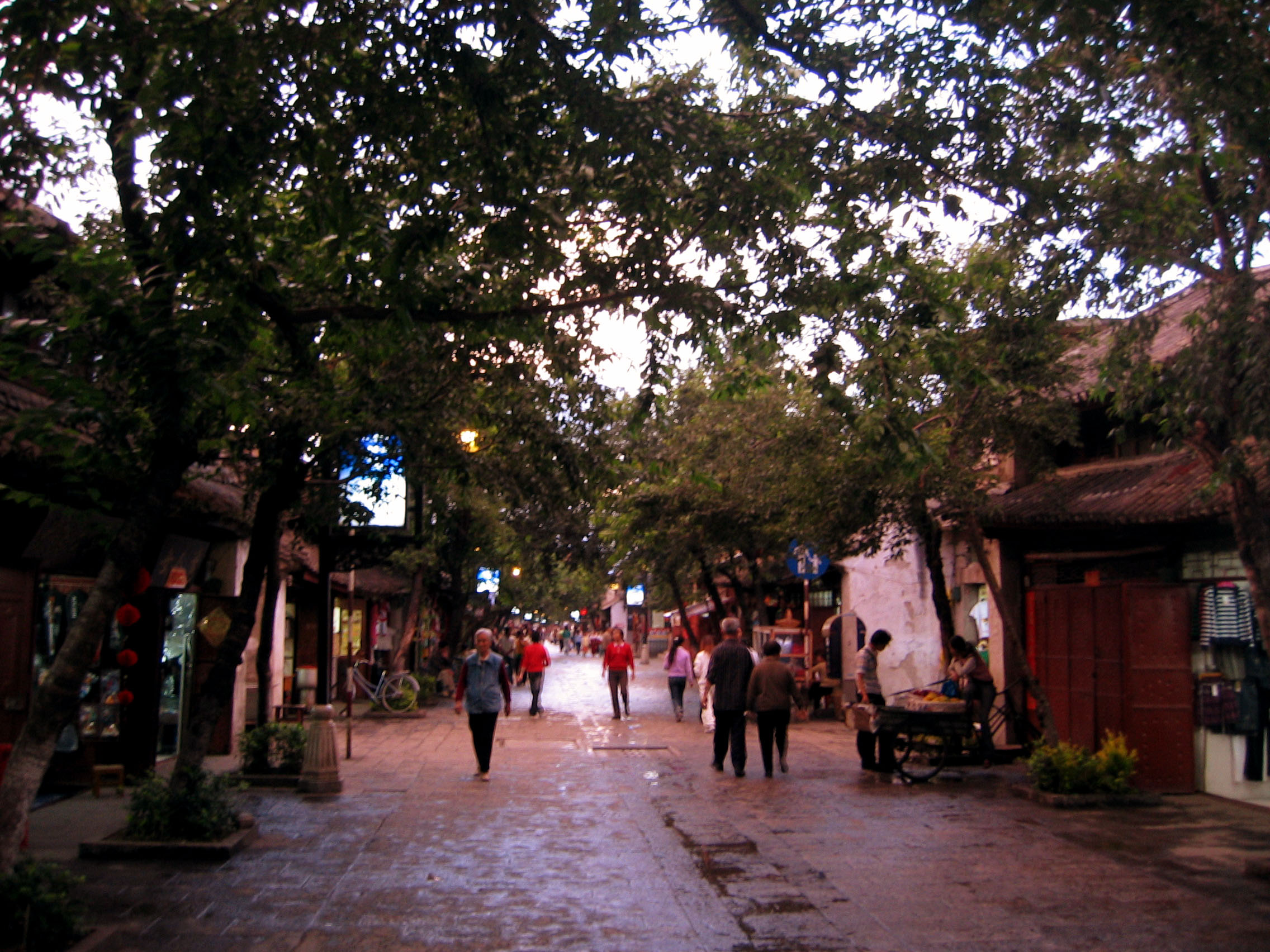 Dali Old City street scene, Yunnan Province, China