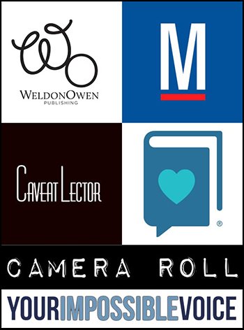 Portfolio — logos of Weldon Owen, Military.com, Caveat Lector, Camera Roll and Your Impossible Voice